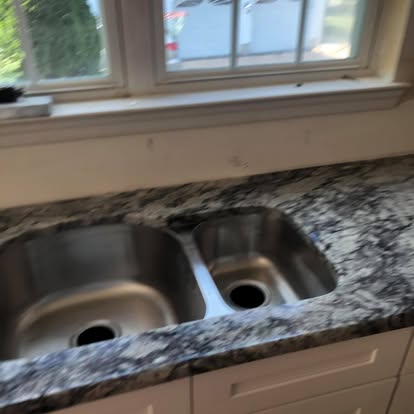 White cabinets, Viscont White granite — photo 8 of 10, by GT Stone and Cabinets Installation in South Amboy, NJ