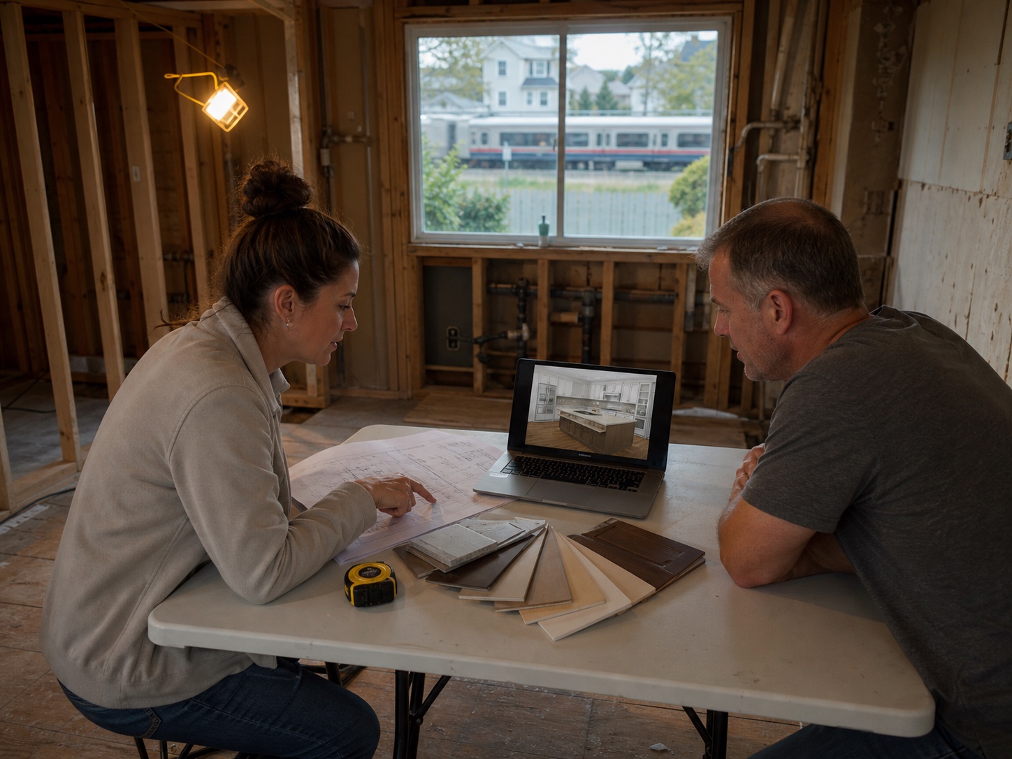 Custom Kitchen Design in South Amboy, NJ by GT Stone and Cabinets Installation